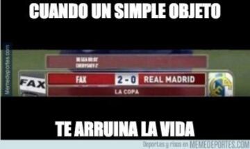 Los 'memes' de la eliminación del Real Madrid en Copa