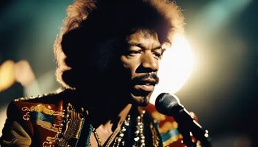 As se vera Jimi Hendrix en la actualidad, segn la IA
