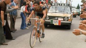 02. El belga Eddy Merckx con el maillot del Molteni.