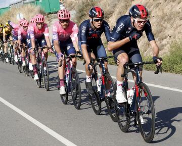 Froome durante la octava etapa de la Vuelta a España 
