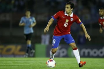 Jorge Valdivia registra 18 asistencias en la Selección Chilena.