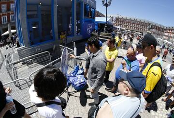 Ambiente de Champions en las calles de Madrid