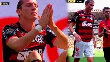 La ¡®maldici¨®n¡¯ de Filipe Lu¨ªs en las finales de Libertadores