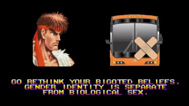 Ryu destroza el autobús de "Hazte Oír" en este minijuego