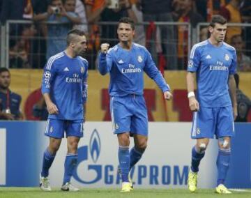 Cristiano Ronaldo hizo un gran partido y marcó tres goles.