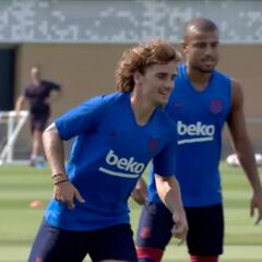 Cuarta sesión del Barcelona en una intensa pretemporada