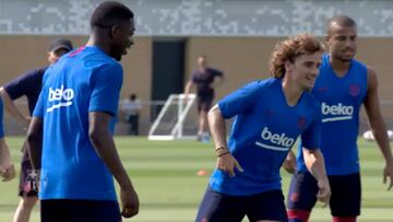 Cuarta sesión del Barcelona en una intensa pretemporada