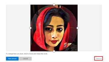 Sólo a través del navegador web podéis quitar las fotos de perfil