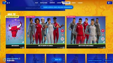 Fortnite x NBA 75 All-Star: new skins, missions, rewards and more