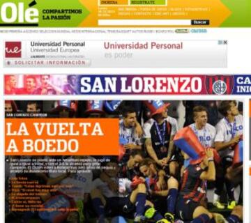 Las portadas de la prensa extranjera