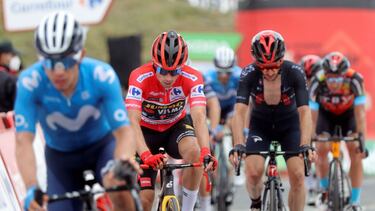 Primoz Roglic en la etapa 3 de la Vuelta.