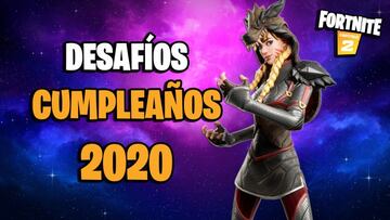 Fortnite Temporada 4: gu&iacute;a de desaf&iacute;os de Cumplea&ntilde;os 2020