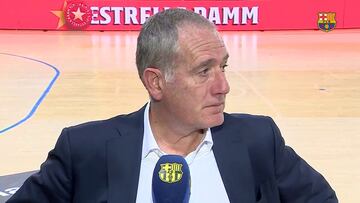 El entrenador del Bar?a se quiebra en plena entrevista