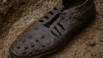 This leather shoe survived 2,000 years... and reveals a soldier with the feet of a giant…