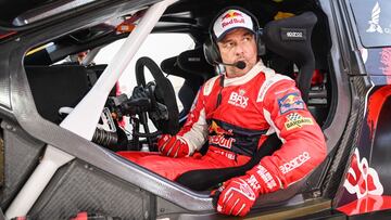 Loeb durante el Dakar 2021.