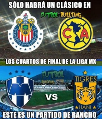 Los mejores memes del partido Chivas vs América