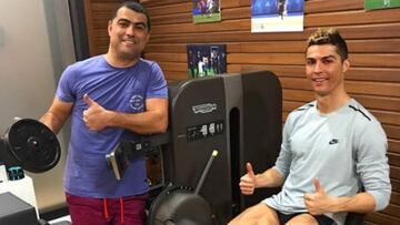 Cristiano se entrenó por su cuenta tras la sesión cancelada