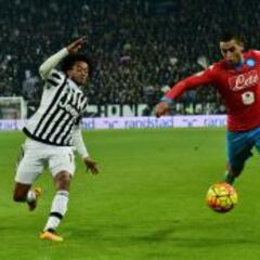 Cuadrado, descartado frente a Bologna y es duda ante Bayern