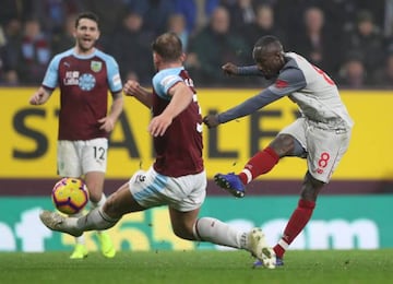 Liverpool's Naby Keita in action