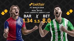 FC Barcelona vs. Real Betis: horario, dónde ver, pronósticos y clasificación