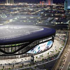 El nuevo estadio de los Raiders en Las Vegas, sin estacionamiento
