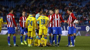 El Atleti pasa con susto