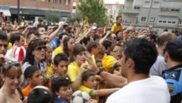 <b>RECONOCIMIENTO. </b>La plantilla recibió el cariño de los aficionados.