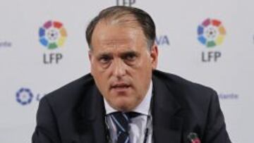 Javier Tebas, presidente de la LFP.