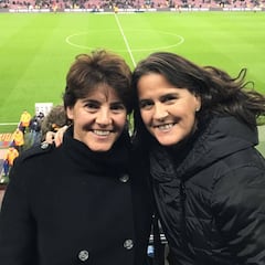 Conchita Martínez no se perdió el Clásico en el Camp Nou