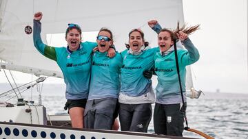 Triplete del Team Baleària-RCNP
