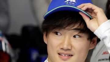 Tsunoda, en el GP de Bélgica.