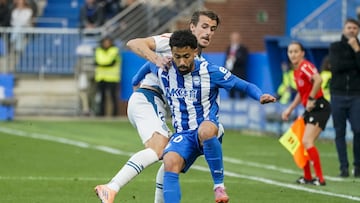 Calebe ante el Espanyol.