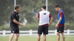 Berizzo con Balenziaga y Berchiche.