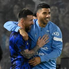 Luis Suárez sends message to Lionel Messi after Uruguay beat Argentina