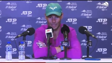 Nadal: "Me parece increíble que a estas alturas del siglo XXI haya una guerra"
