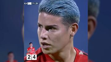 Así fueron los goles y asistencias de James en Qatar