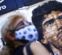 A year after his death, Diego Maradona immortalised in global street art