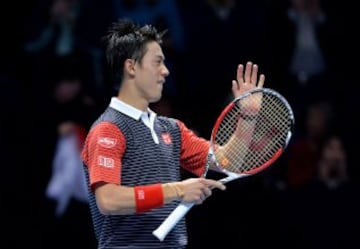 Kei Nishikori venció a Ferrer en una nueva jornada del Masters.