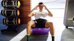 Cristiano Ronaldo ready for the Madrid derby