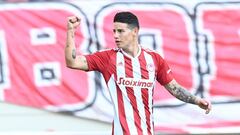 James Rodríguez, volante colombiano de Olympiacos