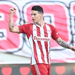 James Rodríguez, nominado al jugador del mes en Grecia