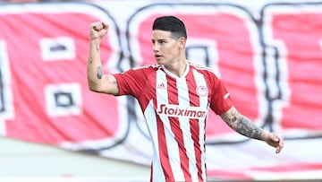 James Rodríguez, volante colombiano de Olympiacos