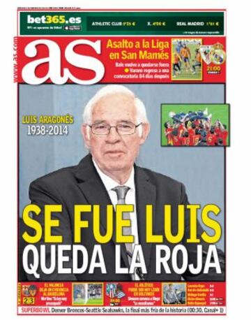 Las portadas de AS de febrero