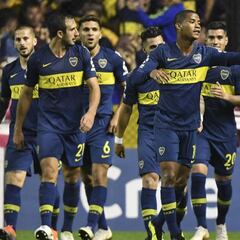 Wilmar Barrios, figura en la victoria de Boca ante Cruzeiro