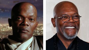 Los protagonistas de 'Star Wars: La amenaza fantasma'