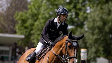 El jinete Eduardo Álvarez Aznar durante el Trofeo Marqués de Riscal en el Club de Campo de Madrid.
