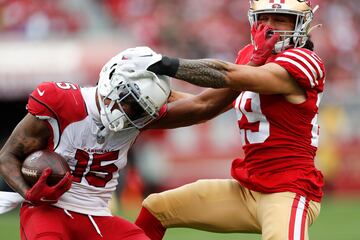 Los San Francisco 49ers despacharon sin demasiados problemas a los Arizona Cardinals en su último partido
de la liga regular. Recibieron a otros rivales divisionales, los Seattle Seahawks, en el encuentro con el que dio
comienzo los playoffs de la NFL.