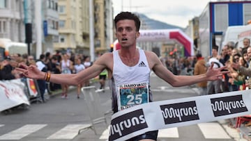 Carlos Mayo, ganador del cross de Ulía.