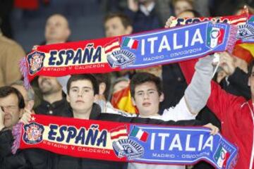 Las imágenes del España-Italia