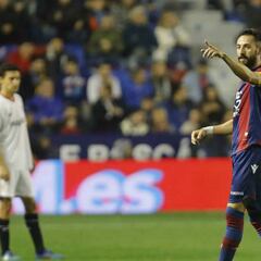 Levante 2-1 Sevilla: resumen, goles y resultado del partido